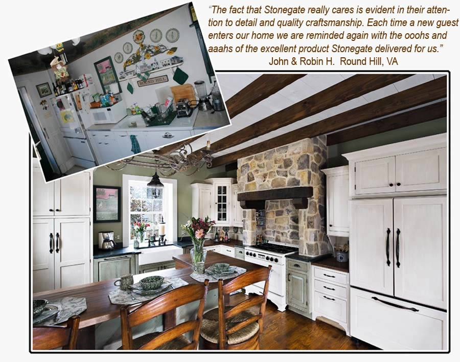 before and aftyer kitchen